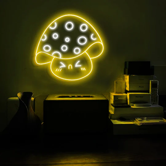 custom mushroom neon sign gift