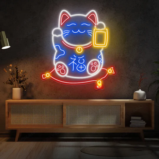 custom anime neon light decoration