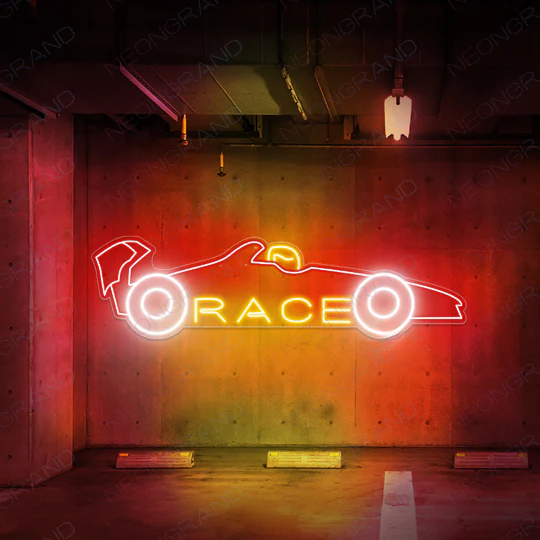 car logo neon sign for workshop
