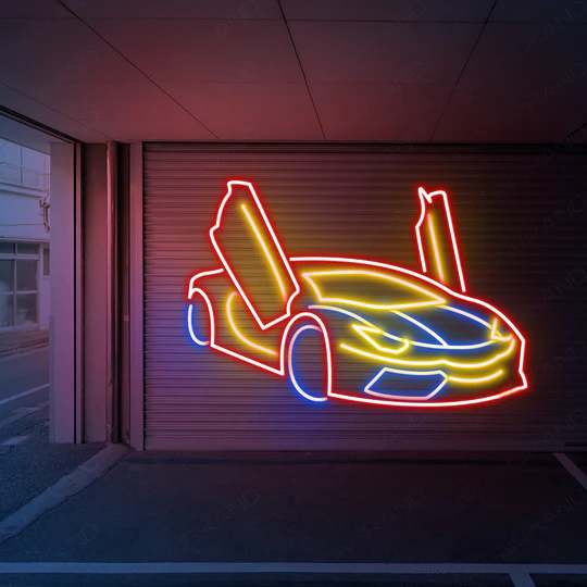 garage neon sign for man cave