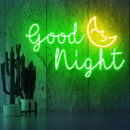 custom neon moon sign gift